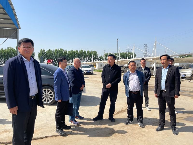 市委常委、市政府副市長劉煜帶隊調研龍港汽車城重點項目推進情況